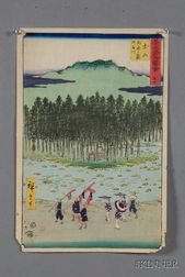 Seven Prints by Hiroshige